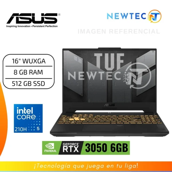 LAPTOP ASUS TUF GAMING F16 INTEL CORE 5 210H