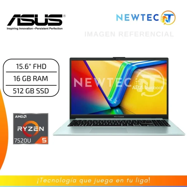 LAPTOP ASUS VIVOBOOK GO 15 AMD RYZEN 5 7520U