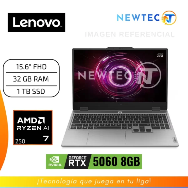 LAPTOP LENOVO LOQ  AMD AI RYZEN 7 250