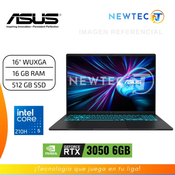 LAPTOP ASUS TUF GAMING V16 INTEL CORE 5 210H