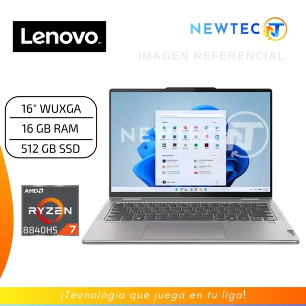 LAPTOP LENOVO YOGA 7 AMD RYZEN 7 8840HS